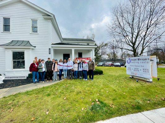 Grand Opening and ribbon cutting at Angel Whispers Healing Center