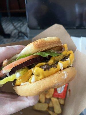 double cheeseburger