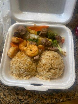 Steak and Shrimp Hibachi