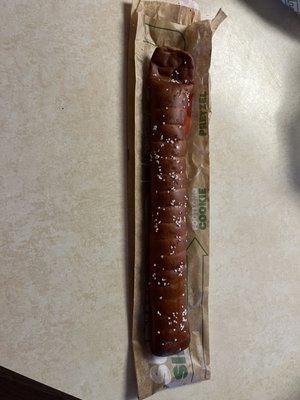 Foot long pretzel