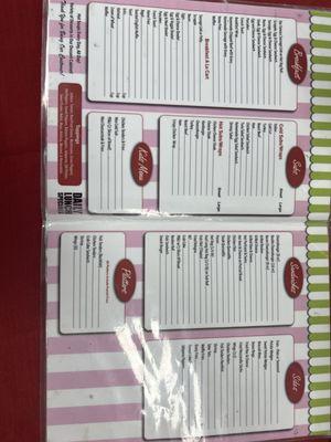 Menu with no prices ? Yikes . Blind menu or guest menu . ASK FIRST