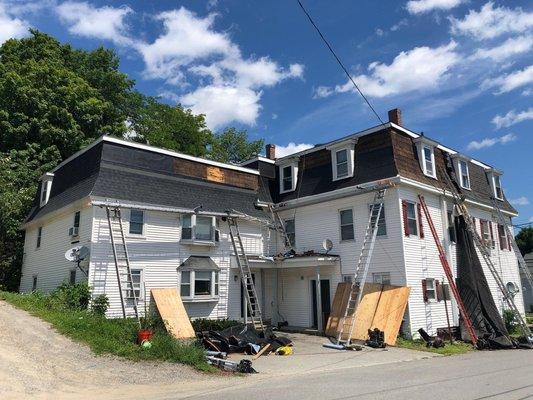 New roof in Pepperell, MA.