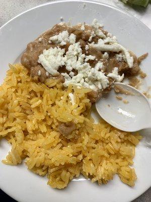 Arroz y frijoles