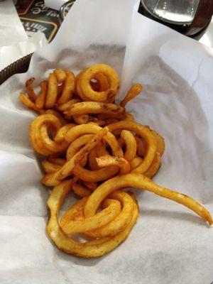 Delicious curly fries