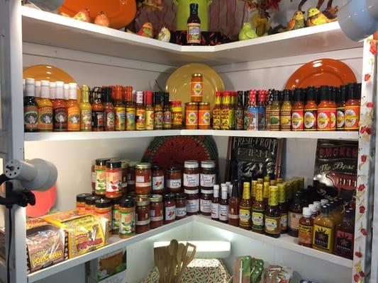 Hot sauce corner