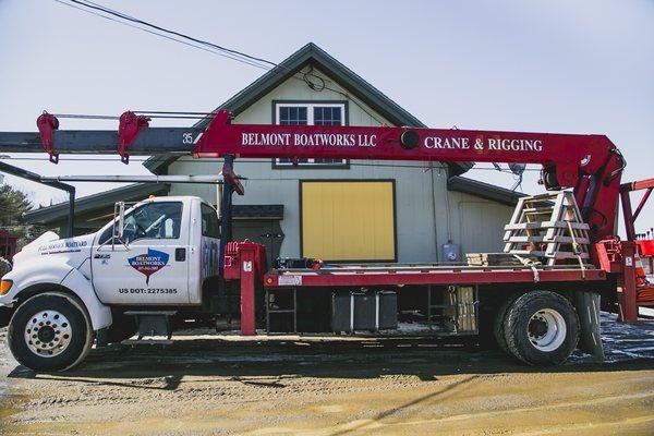 We offer crane services too.