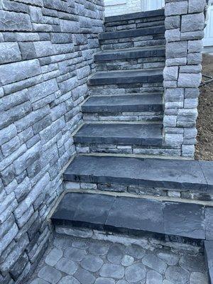 Stone steps