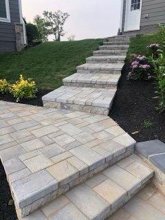 Inviting outdoor steps