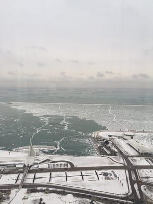 Lake Michigan from the 40th floor