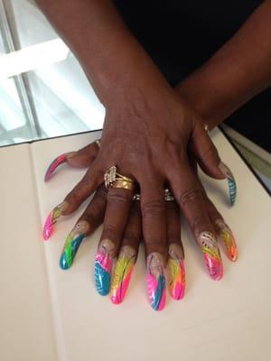 Acrylic nails, Gel Nails, Manicure and Pedicures and more..