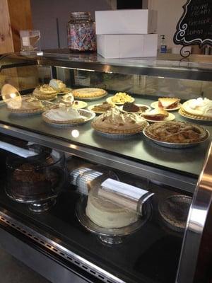 The pies are homemade and made fresh daily!!