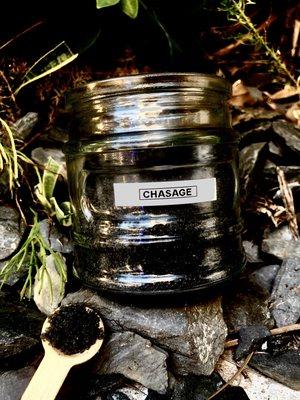 Our signature organic scrub
*Charcoal and sage