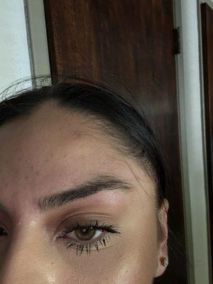 $15 for eye brow wax, they don't look clean and barley looks like she waxed anything.....