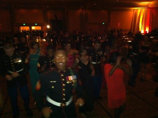 Marines know how to Party and so do I at Pechanga Casino.