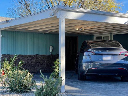 Tesla Charger Install