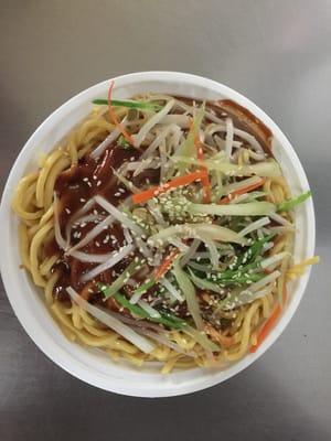 Cold sesame noodles