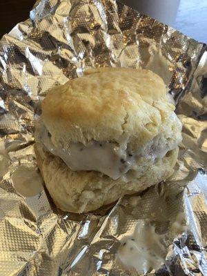 Chicken biscuit w/ gravy