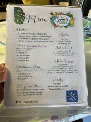 Food Menu