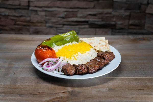 Beef Kabob Plate