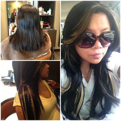 DreamCatchers Hair Extensions by Naomi at Justin's Salon Studio.