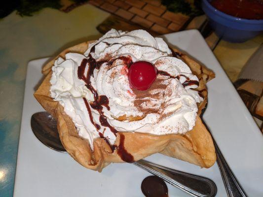 Fried ice cream