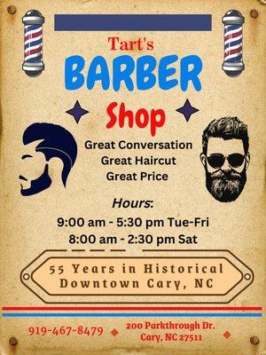 Tart's Barber Shop of Cary