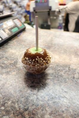 Caramel Apple with Nuts