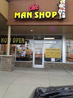 Front of The Man Shop