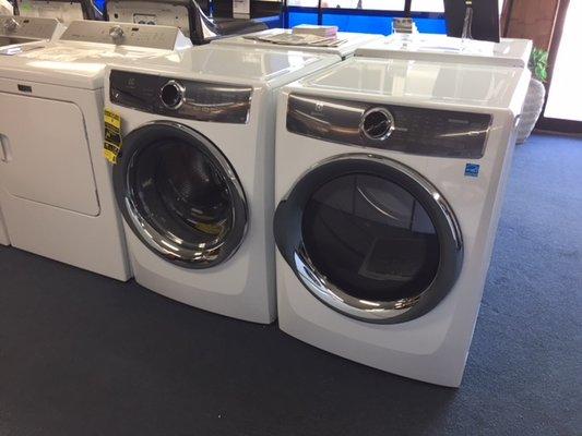 Electrolux Front Load Laundry in our Showroom