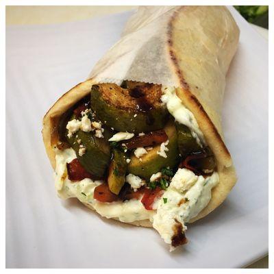 Veggie Pita Sandwich.