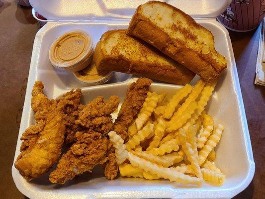 Box Combo with extra toast no slaw