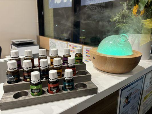 We offer Young Living Essential oils as an enhancement to your massage session