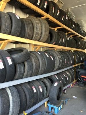 Need a new or used tire? We have many sizes new and used in-stock to get you back on the road.