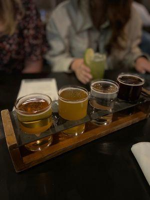 Flight of beers