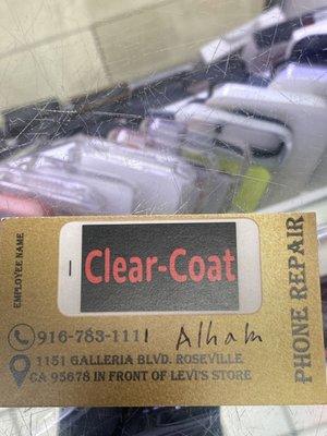 Clear-Coat phone repair