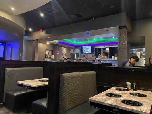 Sunday, 18 August 2024 -- inside Kintaro Sushi and Hibachi for 'All You Can Eat' hotpot (soup) lunch for $17.99