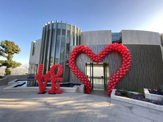 Valentine's Day LOVE Sculptures