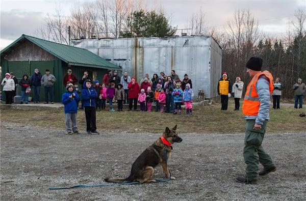 A special Thanks to Deborah Palman and her trusty companions or the wonderful dog demonstration.  Truly very impressive.