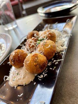 Truffle Risotto Balls yum!