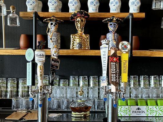 Six Beers on Tap