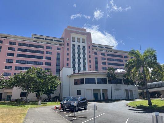 The big pink building