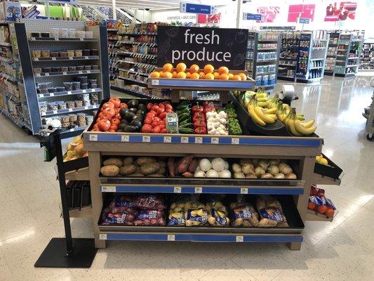 Lots of fresh produce options available inside Walgreens!