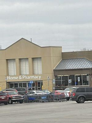 Walmart front entrance