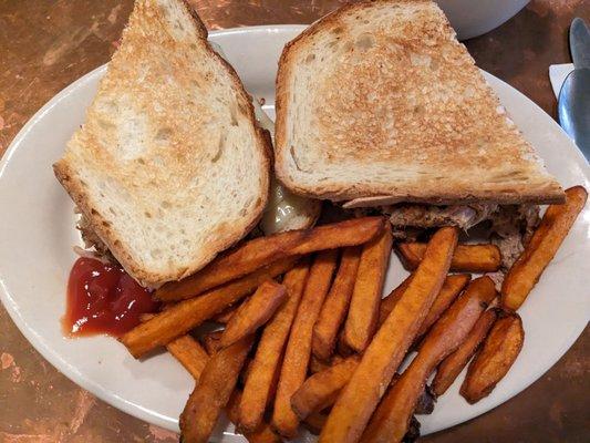 Pulled pork panini