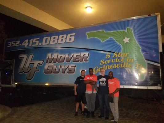 Great move the day after Christmas. Thanks UF Mover Guys!