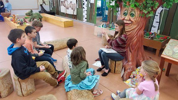 Everyone loves Treesa Talking Tree at Children's Discovery Museum!