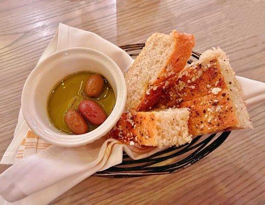 Complimentary Homemade Focaccia Bread