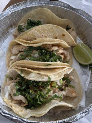 Chicken tacos