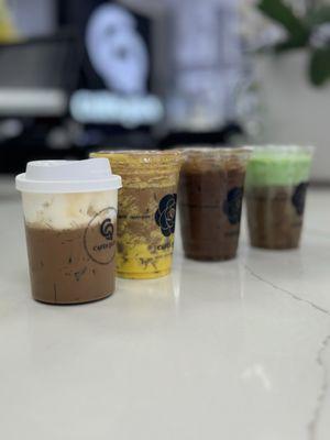 Egg coffe, pandan coffee, salted coffee, Vietnamese coffee