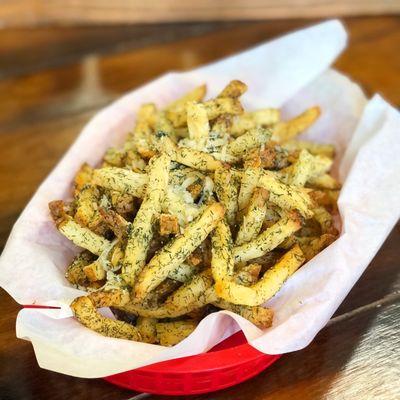 The garlic fries are to die for!